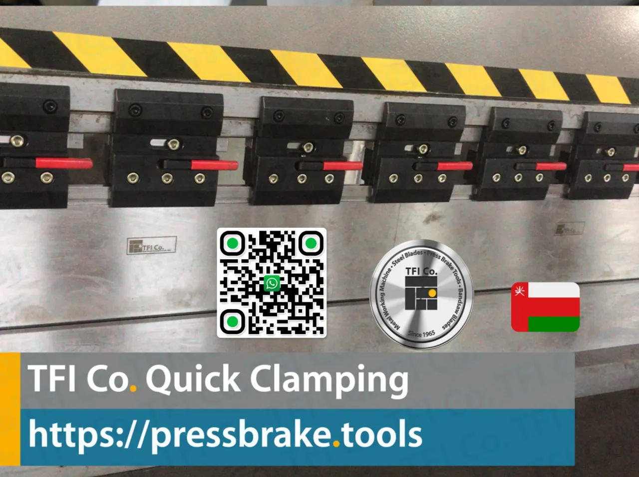 Quick Clamping Accessories for Promecam Press Brake
